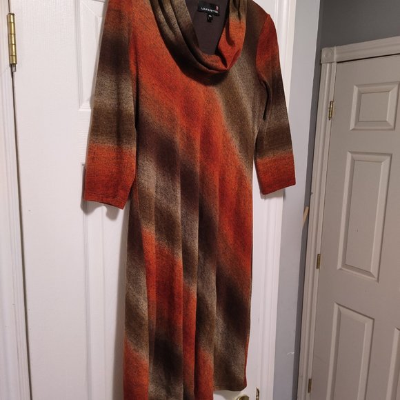 Laura Petite multi colored striped mini dress - Picture 2 of 5